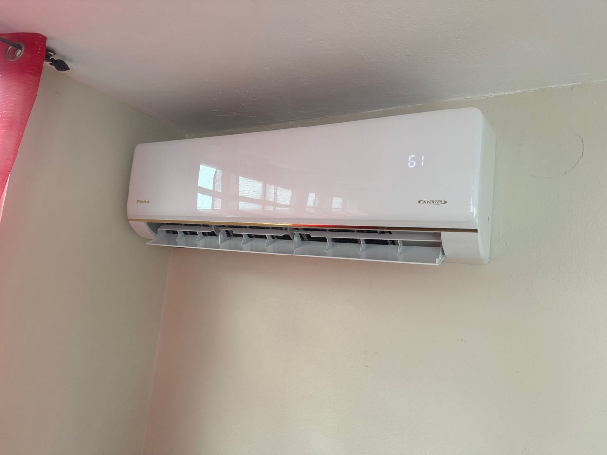 Daikin Inverter instalado — Unidad interior