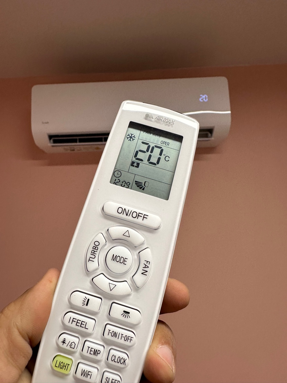 Airmax Inverter — Control remoto y unidad interior